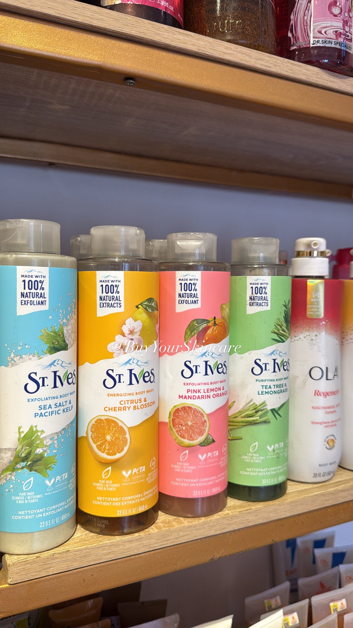 ST YVES BODY WASH gel douche 650ml