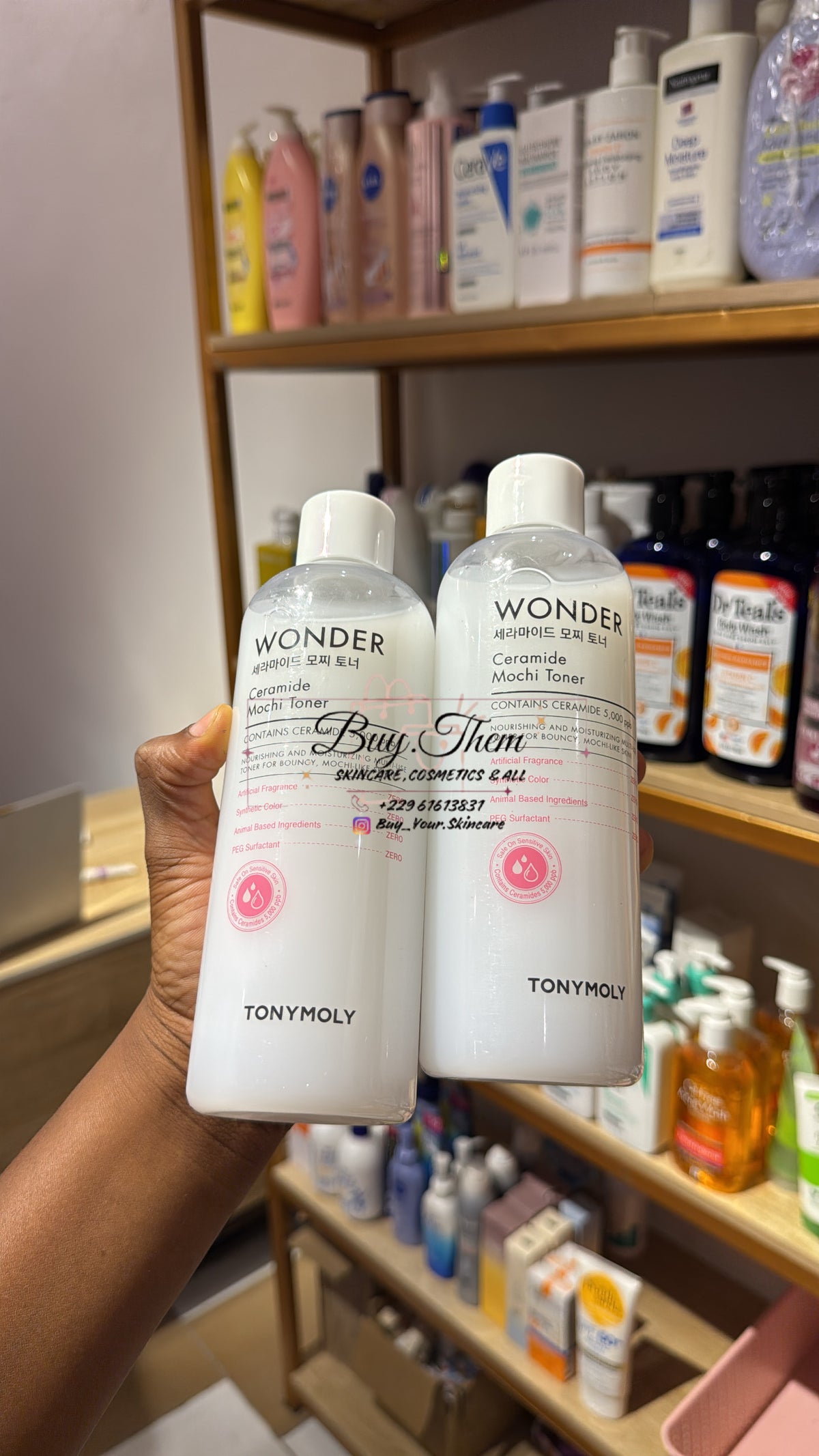 WONDER Ceramide mochi toner