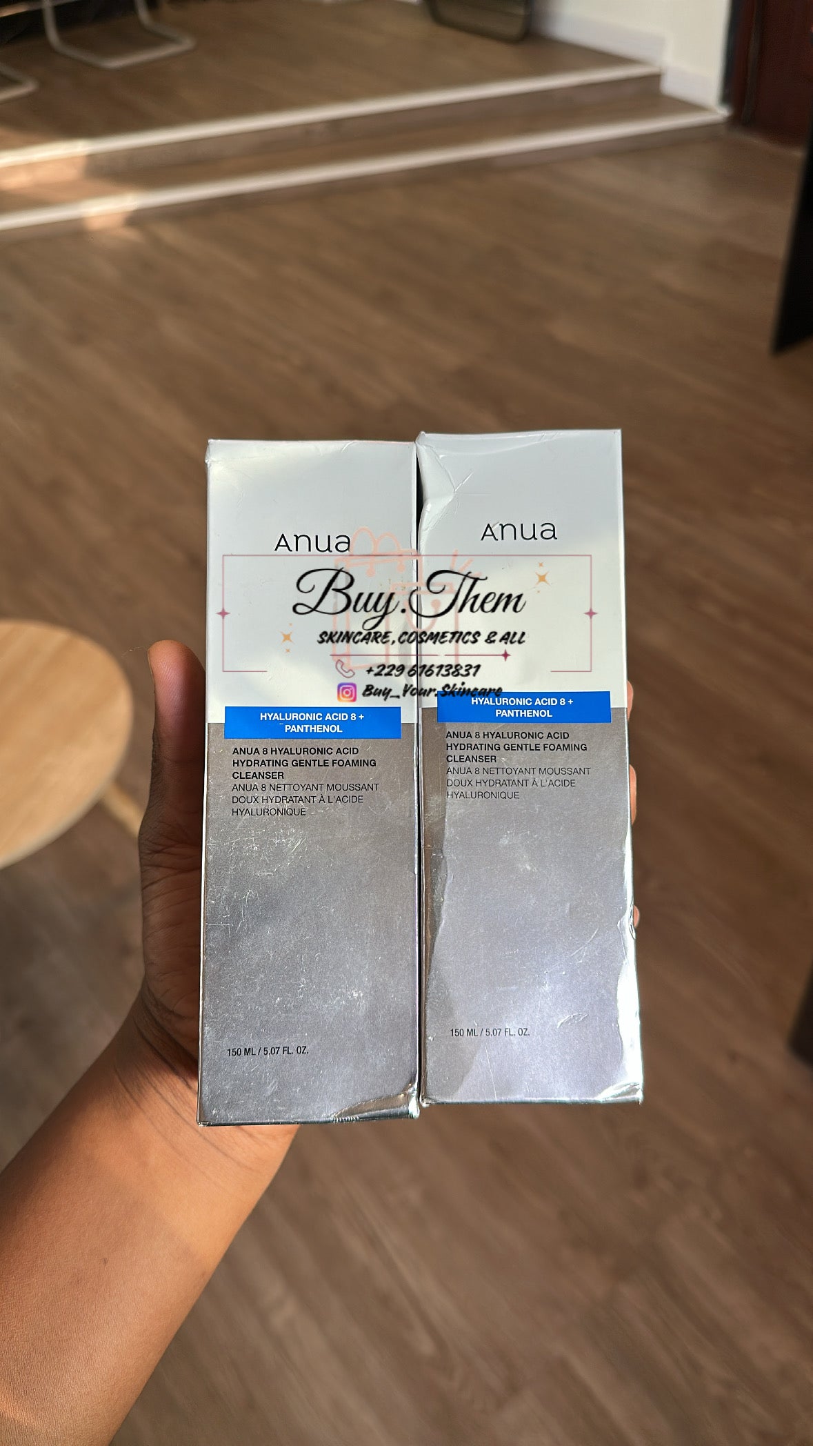 ANUA Panthenol + hyaluronic  wash