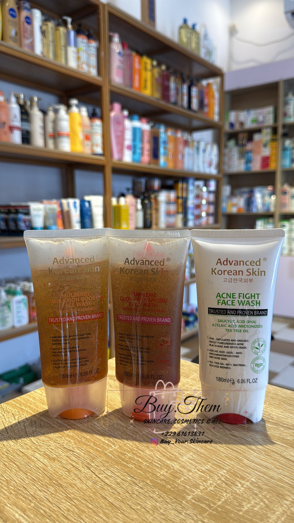 Advanced Korean face wash nettoyant