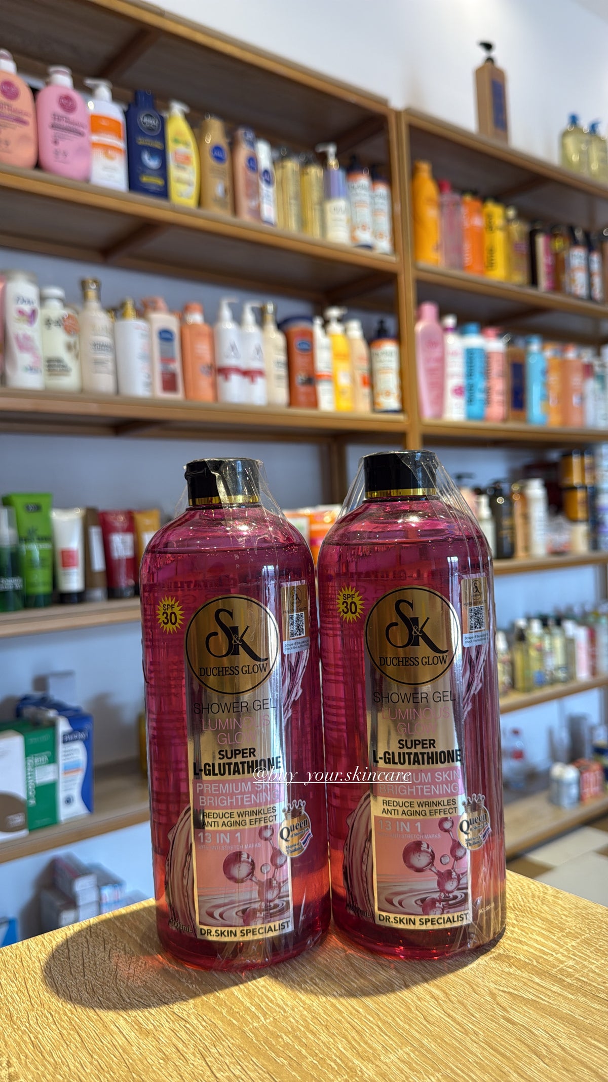 SK duchess glow shower gel douche luminous goo